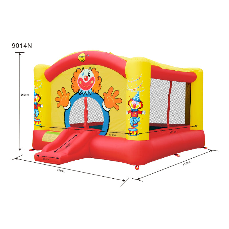 Super Clown Jumping Castle with Sun Cover