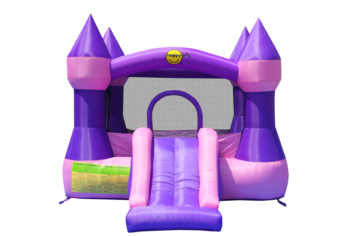 Pink Jumping Castle with Slide