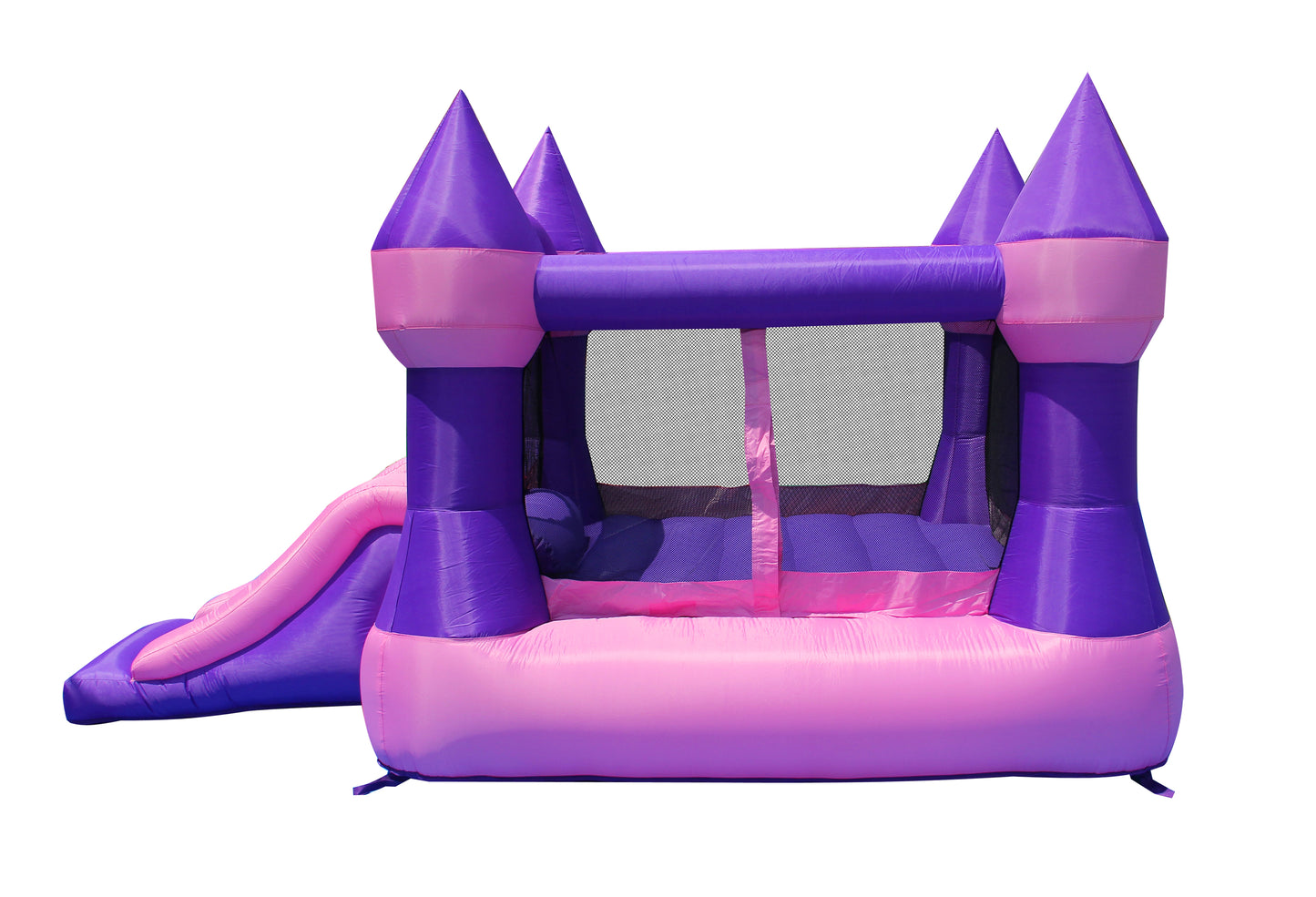 Pink Jumping Castle with Slide