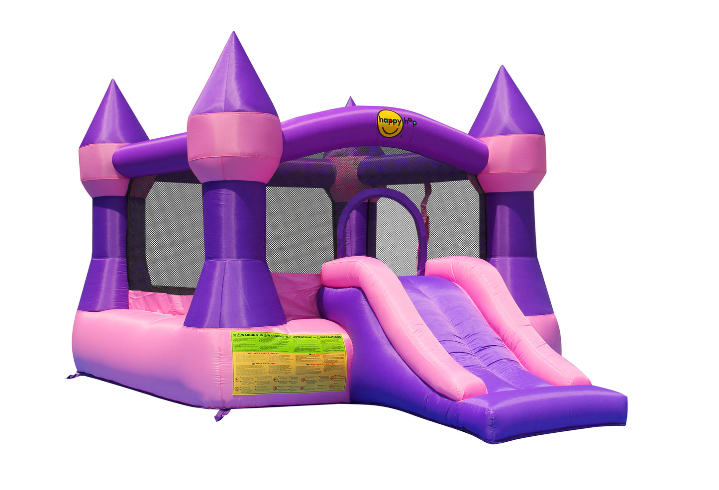 Pink Jumping Castle with Slide