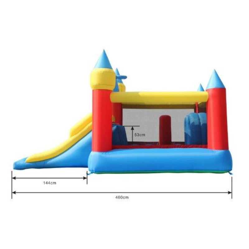 Double Slide Obstacle Course Castle