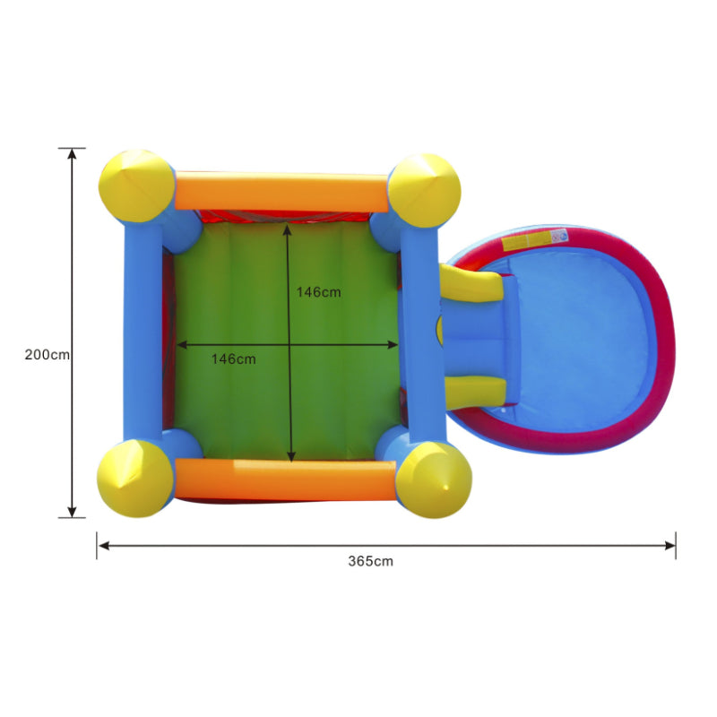 Bouncy Castle With Pool & Slide