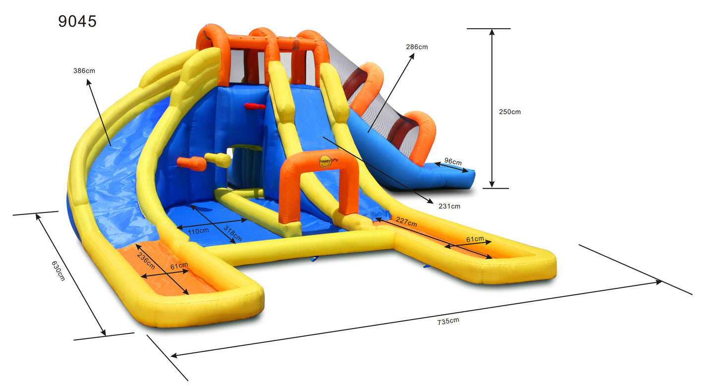 Monster Inflatable Water Park- Wet & Dry