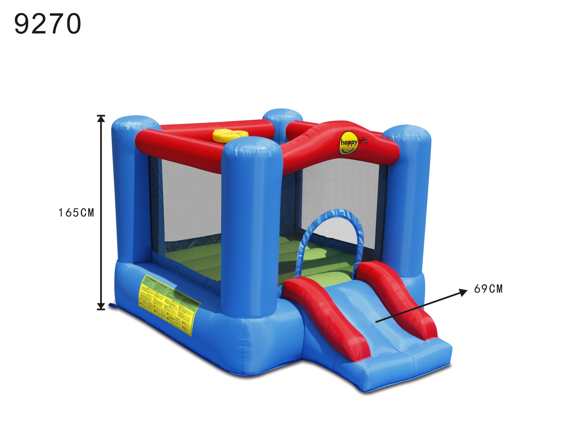 Slide and Hoop Bouncy Castle