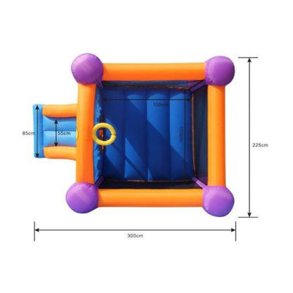 Fireworks Bouncer with Slide