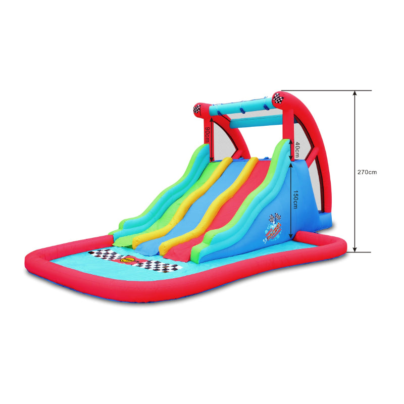 Triple Racing Thunder |Inflatable Waterslides | Happy Hop – Happy Hop Kids