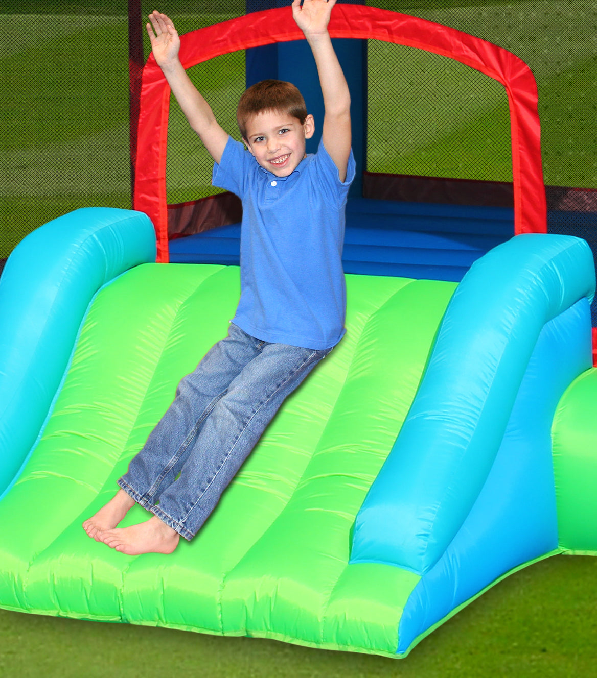 Mega Castle Bouncer with Slide Cover