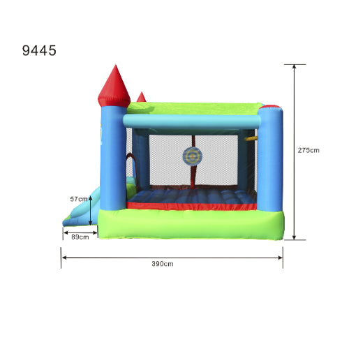 Mega Castle Bouncer with Slide Cover