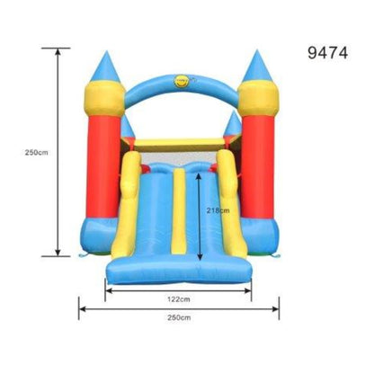 Double Slide Obstacle Course Castle