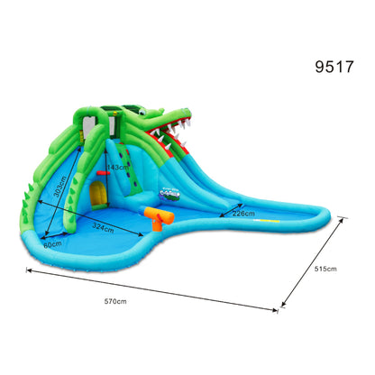 Crickey Crocodile Wet & Dry Water Slide