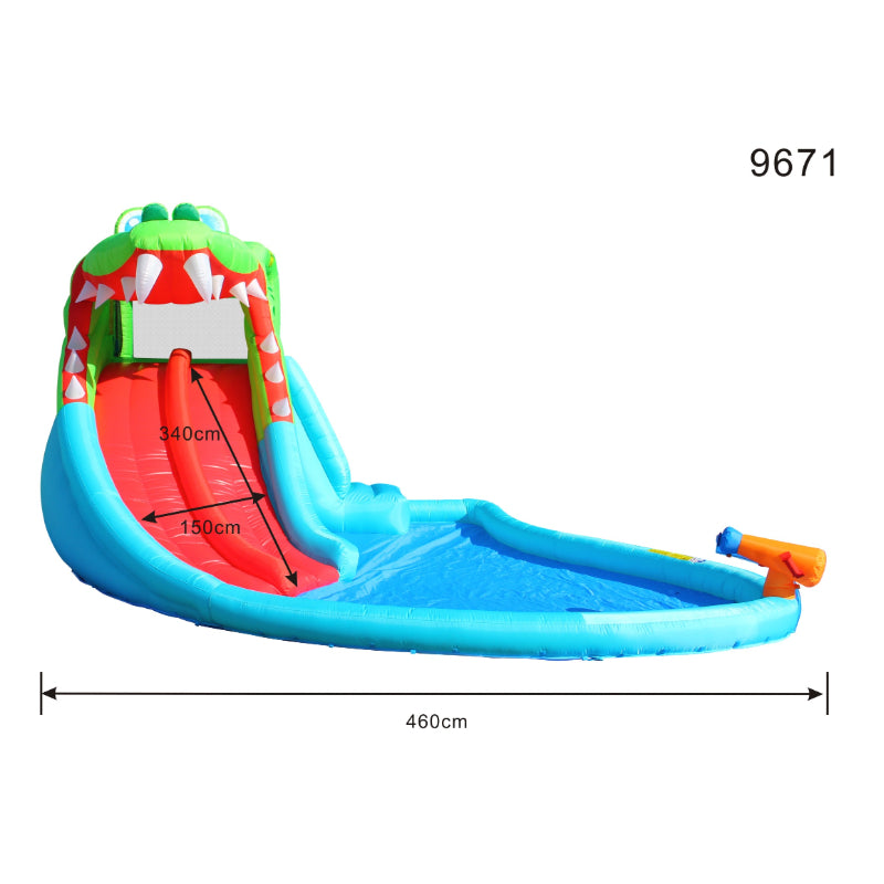 Crocodile Double Slide Fun Park