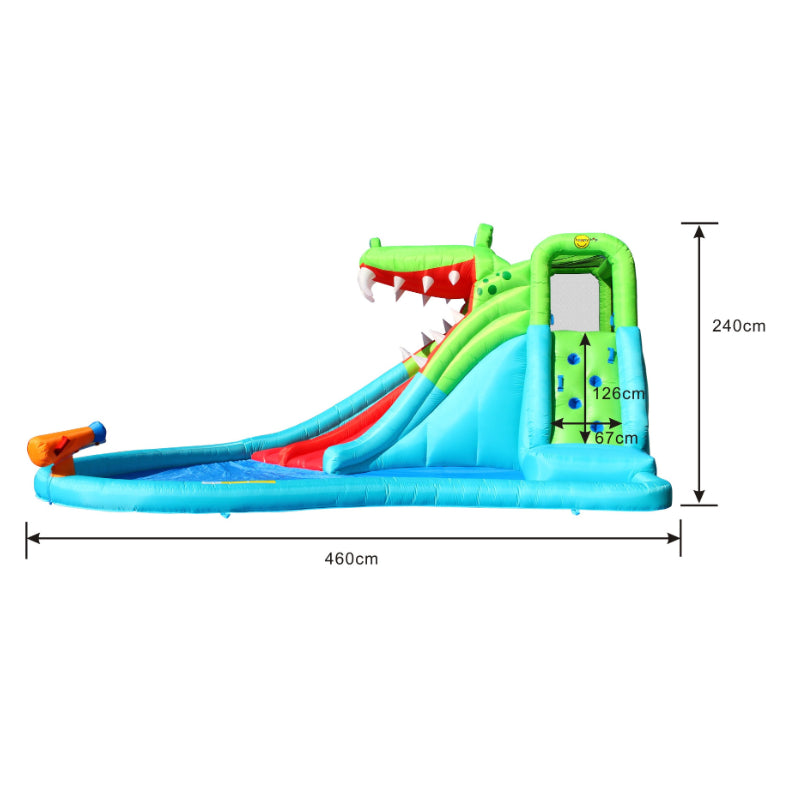 Crocodile Double Slide Fun Park