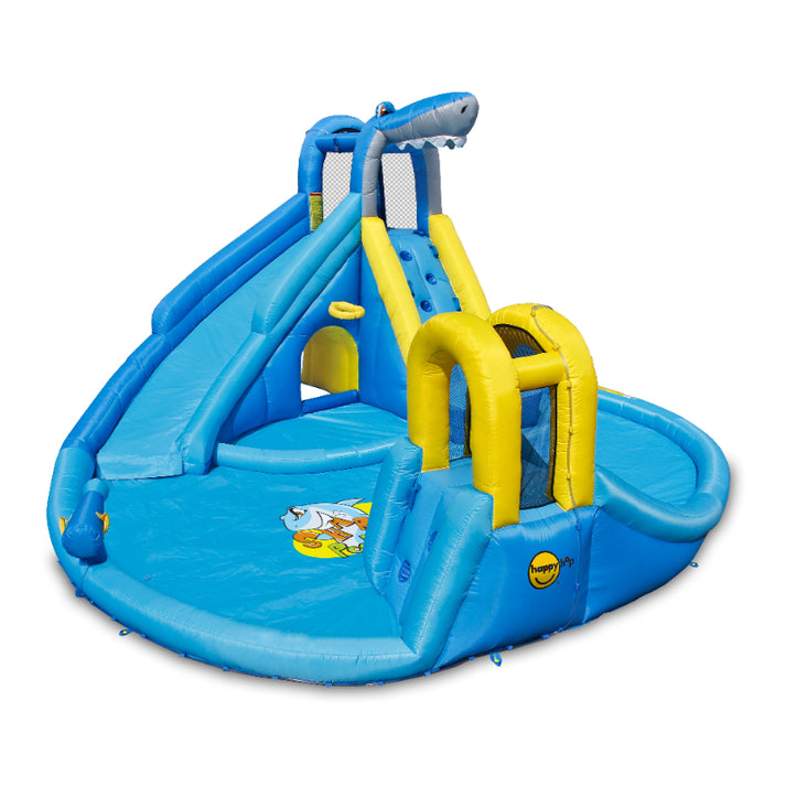 Shark Double Slide Fun Zone | Waterslide | Happy Hop – Happy Hop Kids