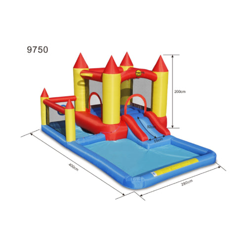 Castle Bouncer with Splash Pool & Ballpit