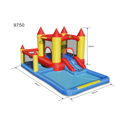 Castle Bouncer with Splash Pool & Ballpit