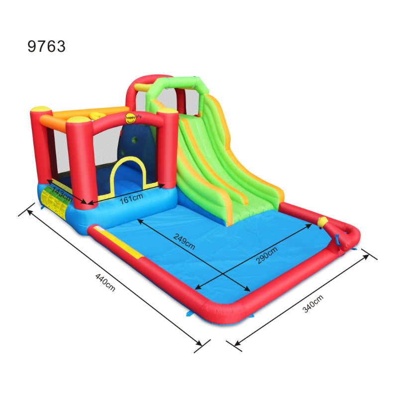 Double Slide Water Fun Park – Happy Hop Kids