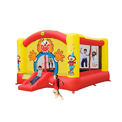 Super Clown jumping castle with sun cover