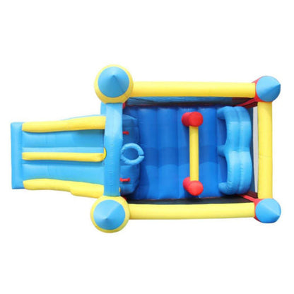 Double Slide Obstacle Course Castle