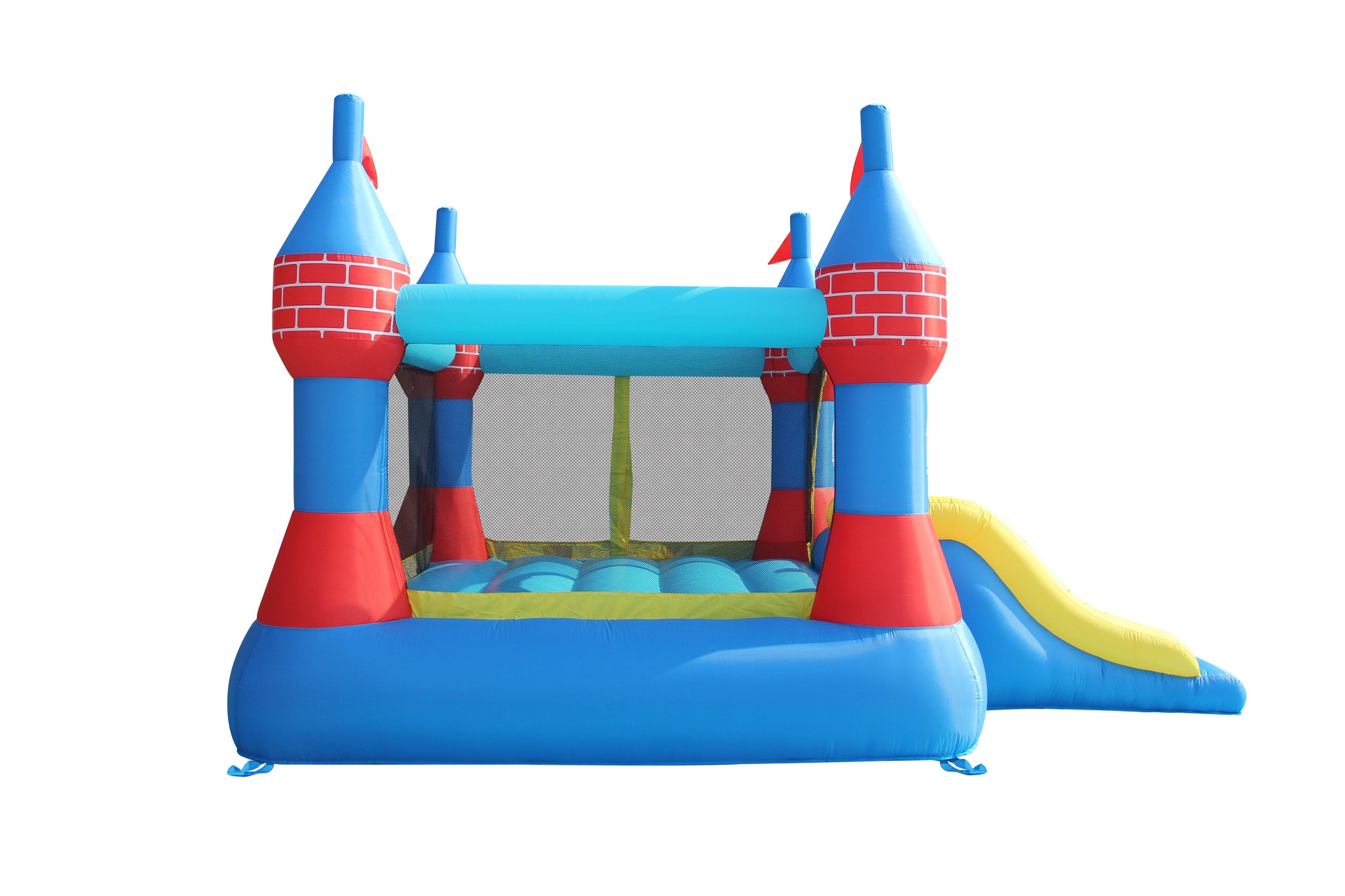 Happy Hop Castle Bouncer With Farmyard Ball Pit main image 1