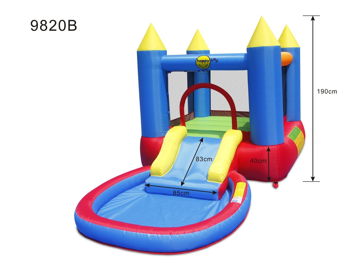 Bouncy Castle With Pool & Slide