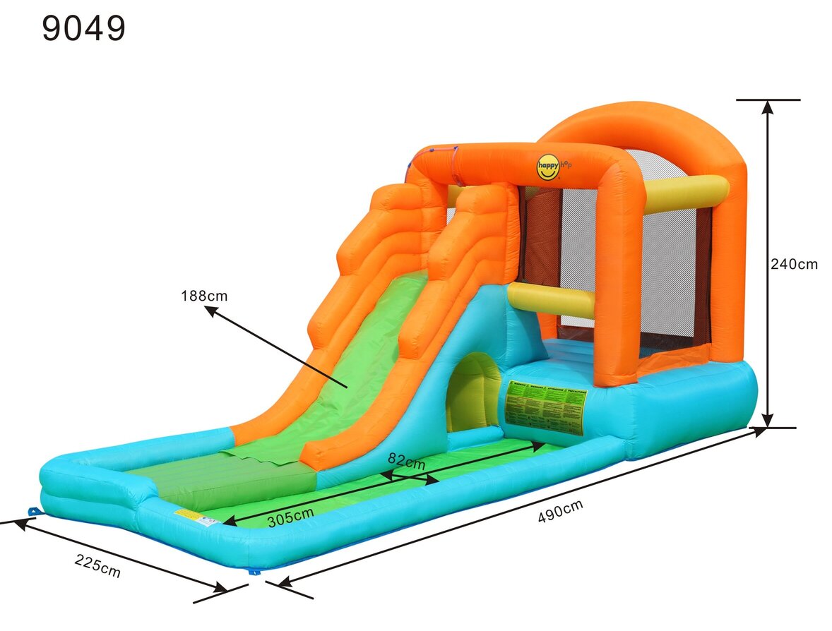 Giant Bouncy Castle & Pool - Wet & Dry