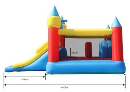 Double Slide Obstacle Course Castle
