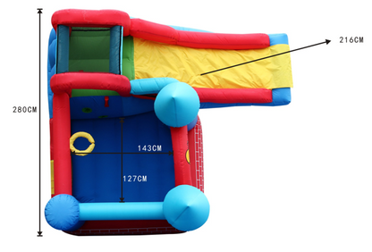 Red Bricks Jumping Castle